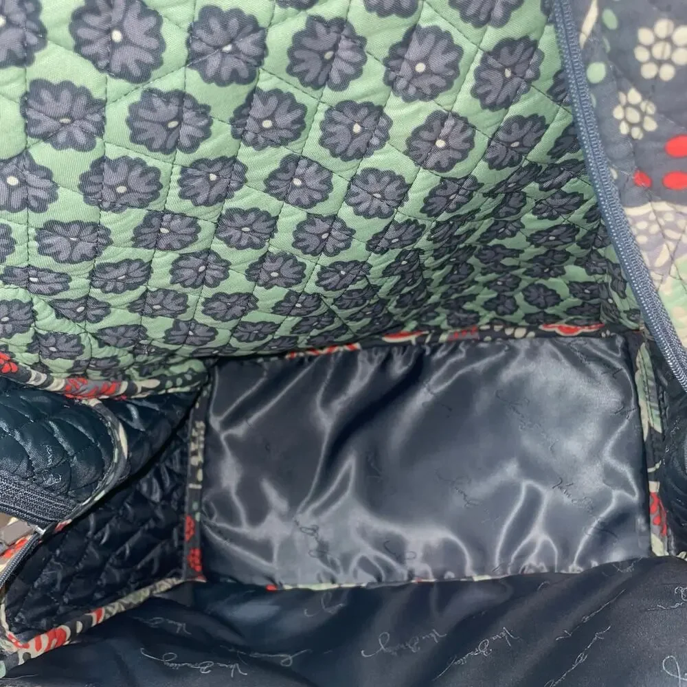 Vera Bradley Campus Backpack Nomadic Floral Quilted Travel Bag Carry On Large - Picture 13 of 16